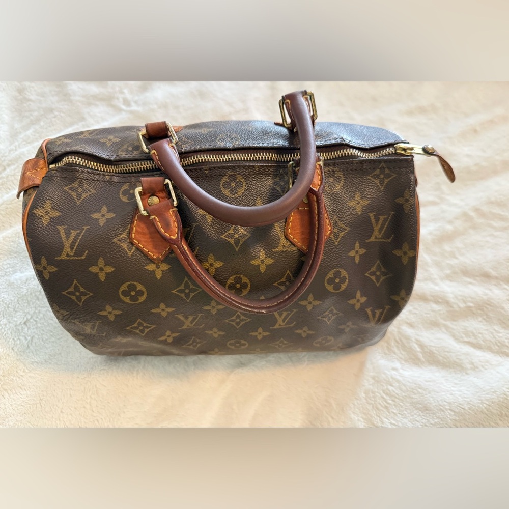 Louis Vuitton Monogram Speedy 30 Made in France SD1087
